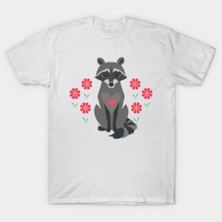 Spring Raccoon T-Shirt